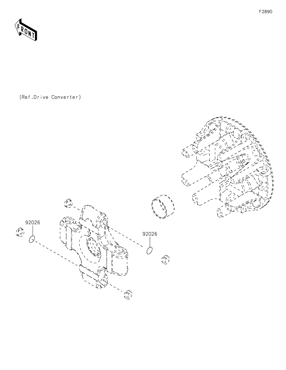 Optional Parts Diagram and Parts List for KAF820BJF 2018 Kawasaki Lawn Tractor Accessories