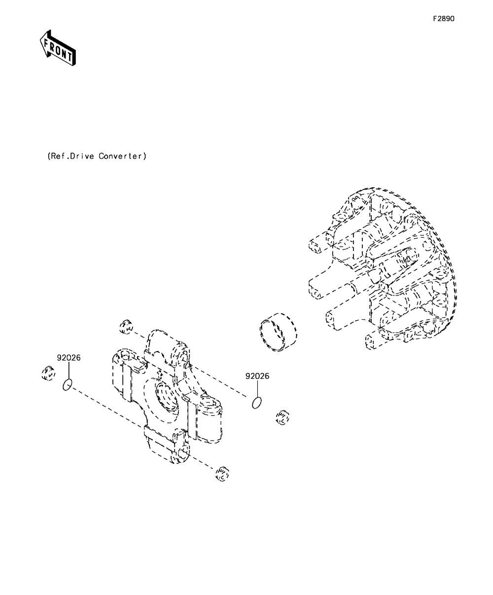 Optional Parts Diagram and Parts List for KAF820BHF 2017 Kawasaki Lawn Tractor Accessories