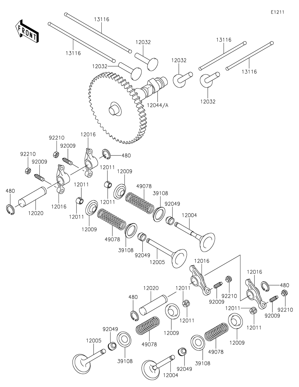 Valve Diagram and Parts List for KAF620WLS 2020 Kawasaki Lawn Tractor Accessories
