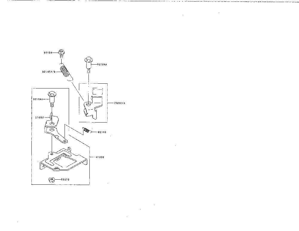 Brake/cover Diagram and Parts List for FJ180V-AM18  Kawasaki Engine
