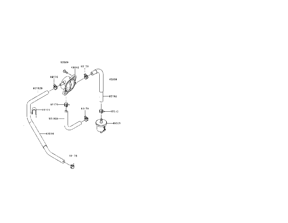 Fuel tank/fuel valve Diagram and Parts List for FR691V-BS00  Kawasaki Engine