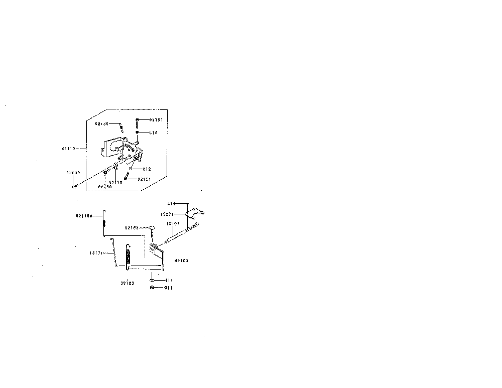 Control-equipment Diagram and Parts List for FR600V-AS05  Kawasaki Engine