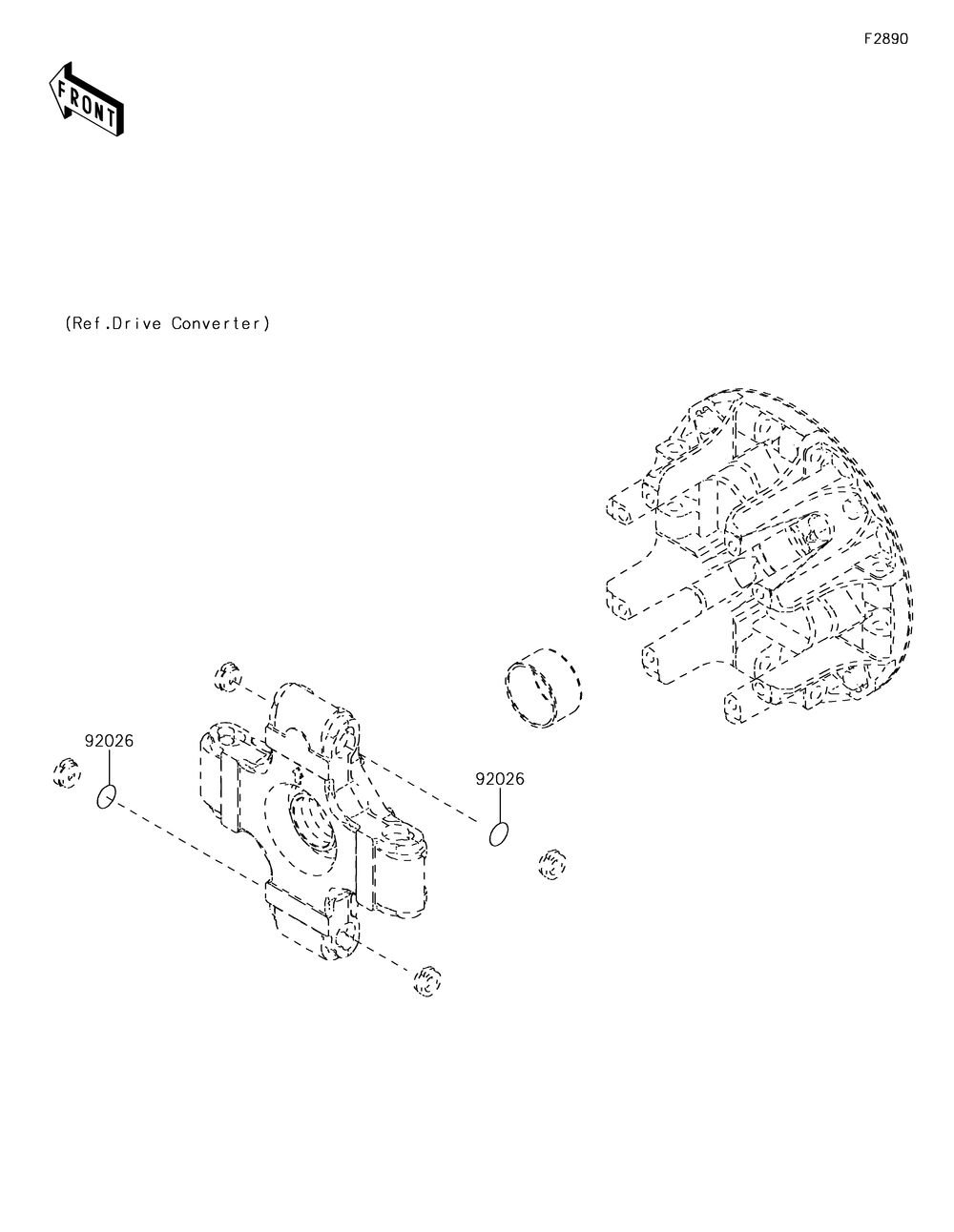 Optional Parts Diagram and Parts List for KAF1000HJF 2018 Kawasaki Lawn Tractor Accessories