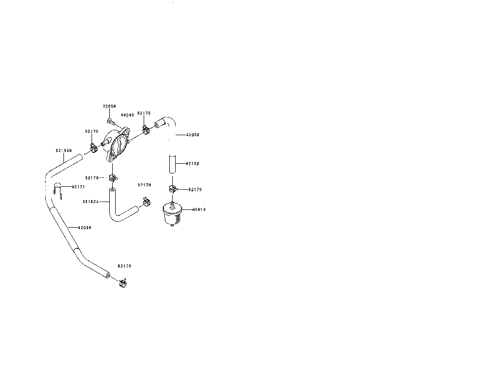 Fuel-tank/fuel-valve Diagram and Parts List for FR691V-AS07  Kawasaki Engine