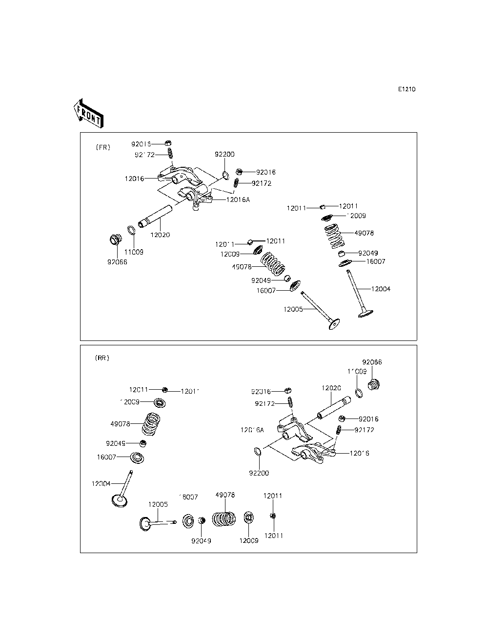 Valve Diagram and Parts List for KRT800CFF 2015 Kawasaki Lawn Tractor Accessories