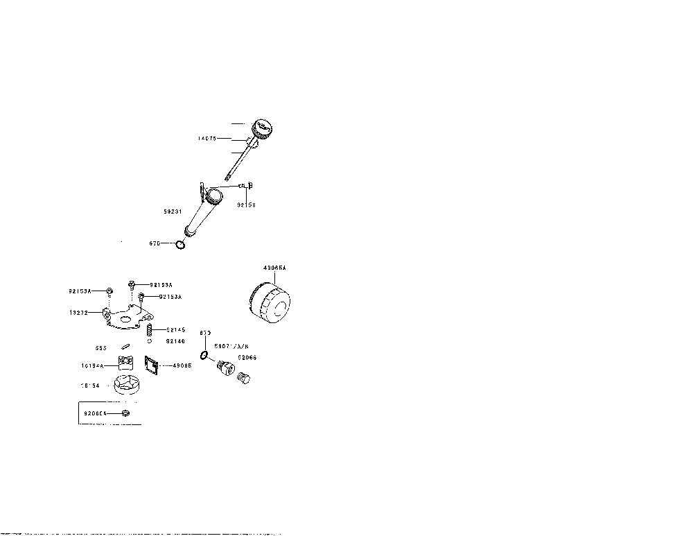 Lubrication-equipment Diagram and Parts List for FR730V-BS07  Kawasaki Engine