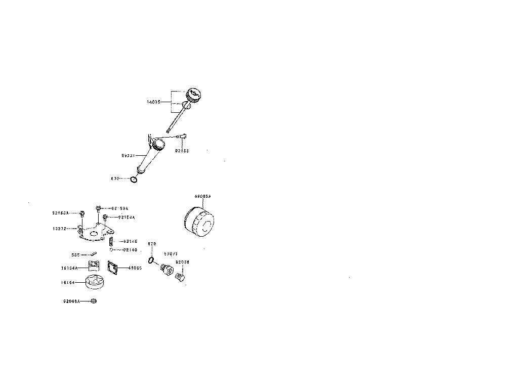 Lubrication-equipment Diagram and Parts List for FR651V-AS07  Kawasaki Engine