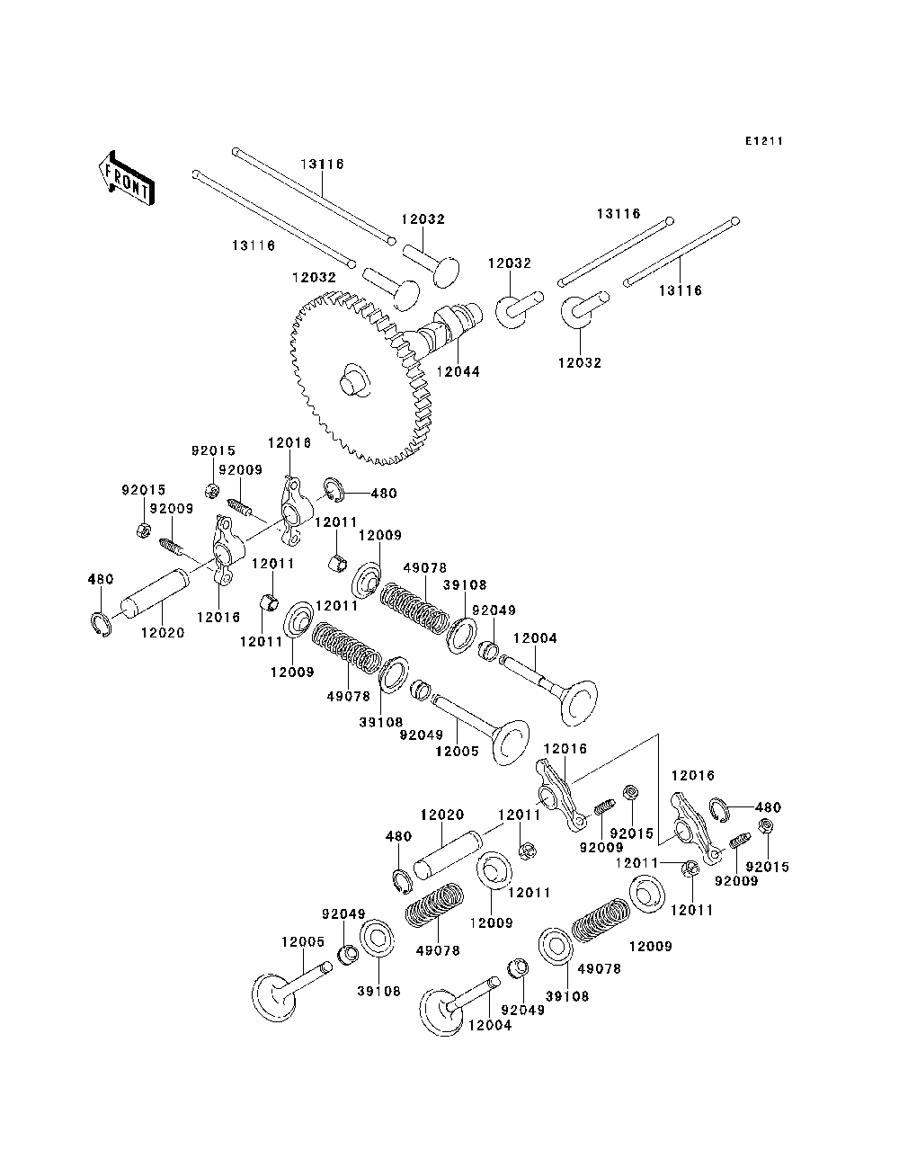 Valve Diagram and Parts List for KAF620PDF 2013 Kawasaki Lawn Tractor Accessories