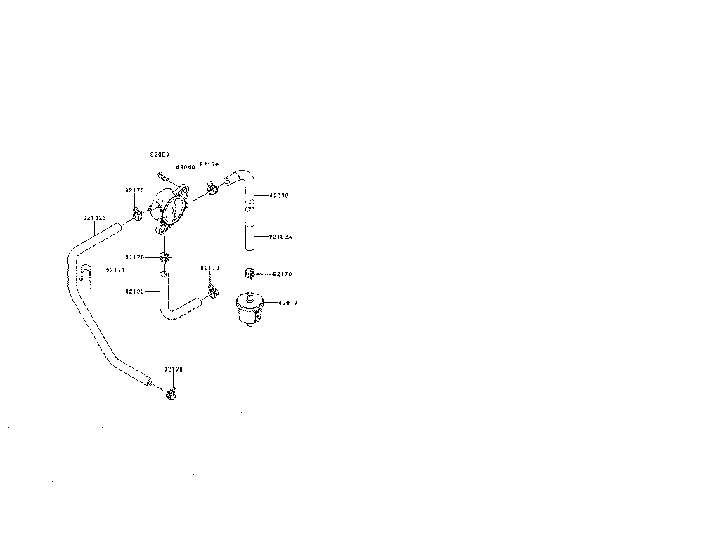 Fuel-tank/fuel-valve Diagram and Parts List for FR600V-AS05  Kawasaki Engine