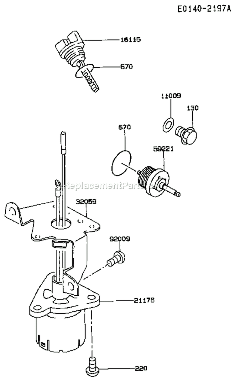 Page I Diagram and Parts List for FA076D FS04 Kawasaki Engine