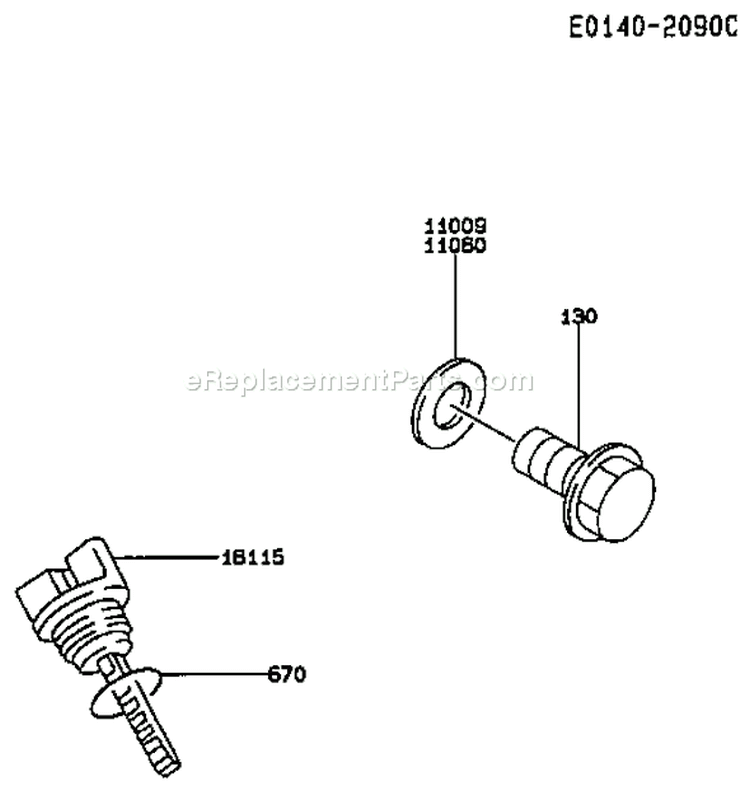 Page I Diagram and Parts List for FA130D BS19 Kawasaki Engine