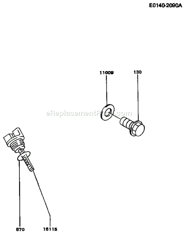 Page I Diagram and Parts List for FA076D CM81 Kawasaki Engine