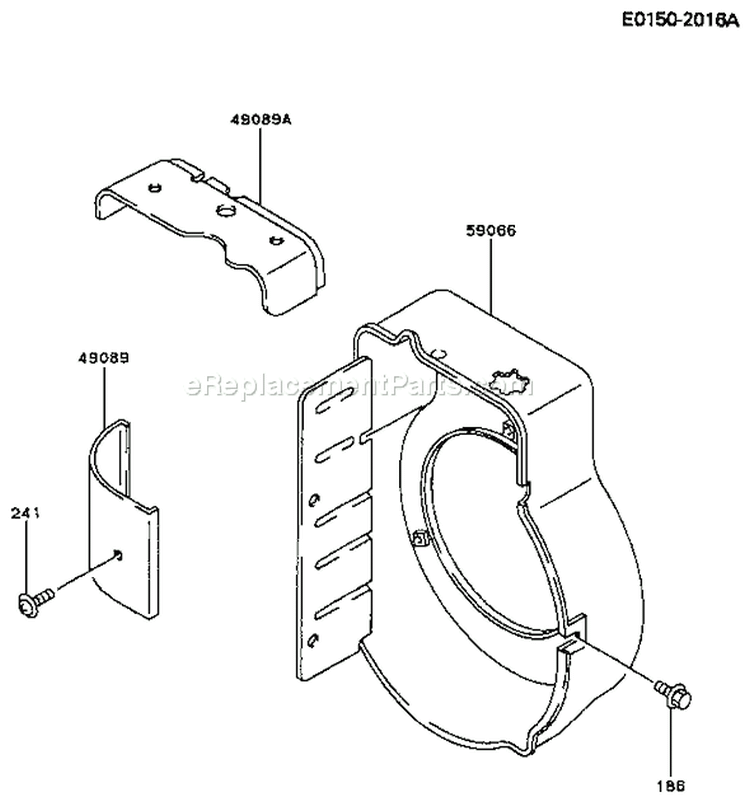 Page D Diagram and Parts List for FA130D BS07 Kawasaki Engine