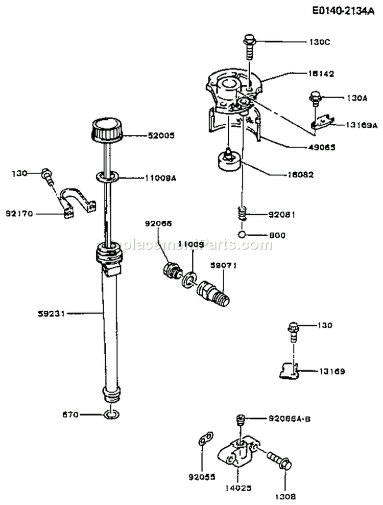 Page I Diagram and Parts List for FB460V-BS19  Kawasaki Engine