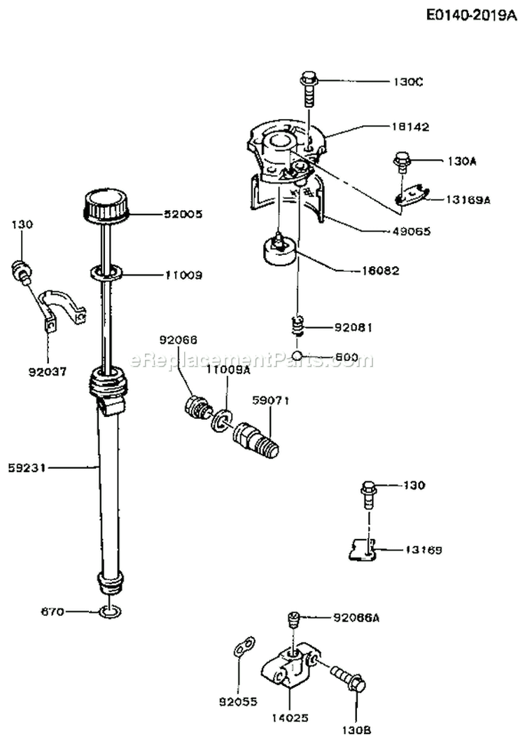 Page I Diagram and Parts List for FB460V-AS17  Kawasaki Engine