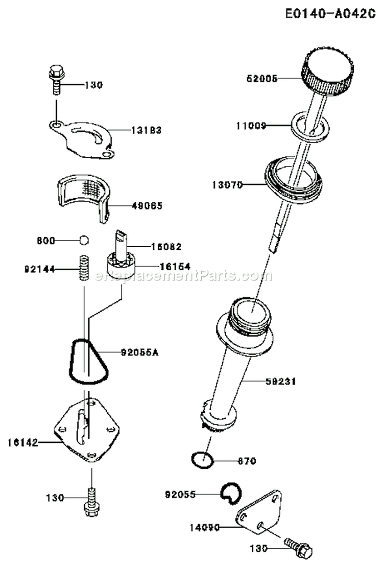 Page I Diagram and Parts List for FC150V ES26 Kawasaki Engine