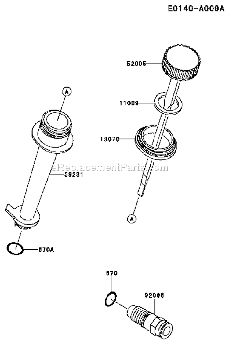 Page I Diagram and Parts List for FC180V AC53 Kawasaki Engine