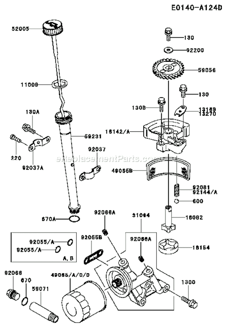 Page I Diagram and Parts List for FC401V CS03 Kawasaki Engine