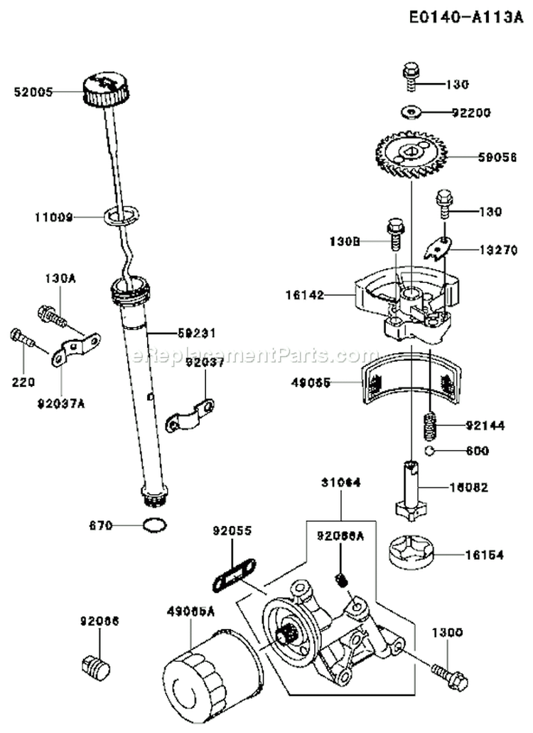 Page I Diagram and Parts List for FC420V AS23 Kawasaki Engine