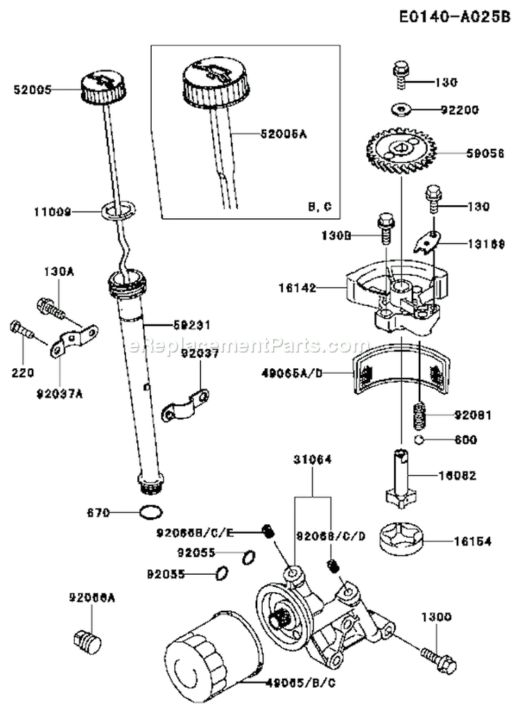 Page I Diagram and Parts List for FC420V BS06 Kawasaki Engine