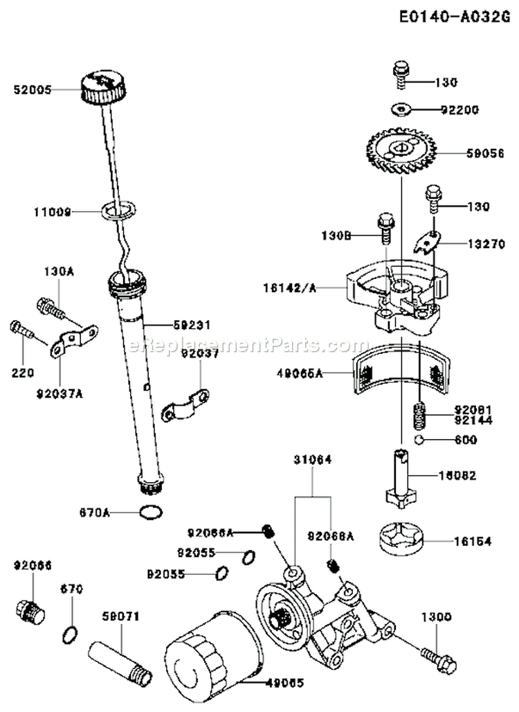 Page I Diagram and Parts List for FC420V ES18 Kawasaki Engine