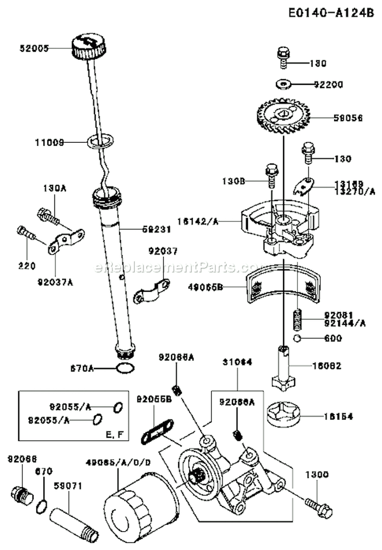 Page I Diagram and Parts List for FC420V FS14 Kawasaki Engine