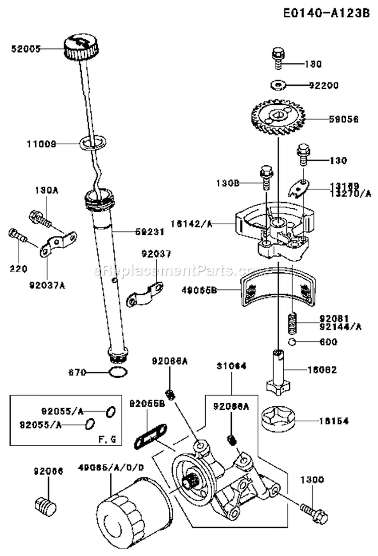 Page I Diagram and Parts List for FC420V HS06 Kawasaki Engine