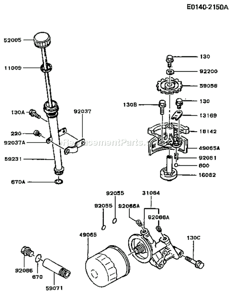 Page I Diagram and Parts List for FC540V AS13 Kawasaki Engine