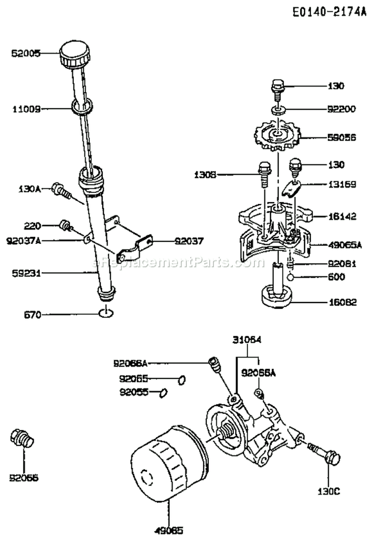 Page I Diagram and Parts List for FC540V BS04 Kawasaki Engine