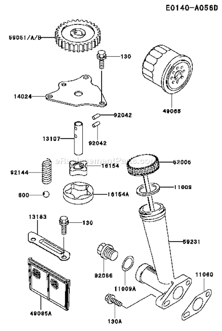Page I Diagram and Parts List for FD501V BS02 Kawasaki Engine