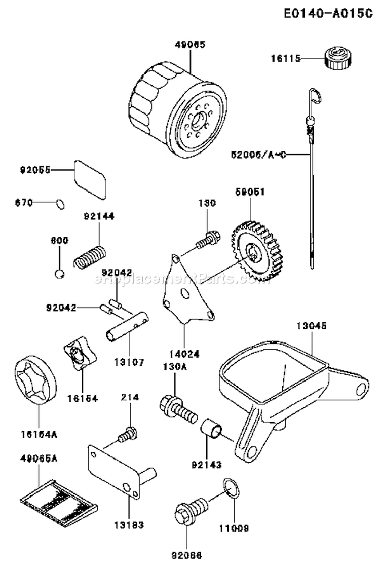 Page I Diagram and Parts List for FD620D AS03 Kawasaki Engine