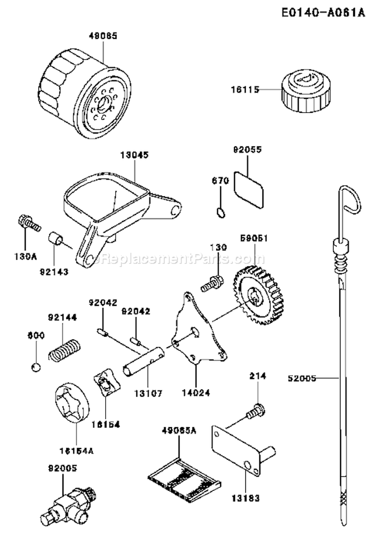 Page I Diagram and Parts List for FD620D CS13 Kawasaki Engine