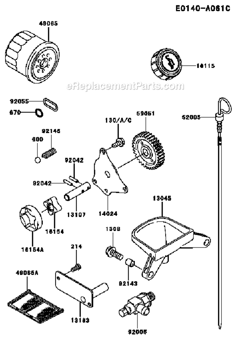 Page I Diagram and Parts List for FD620D FS13 Kawasaki Engine