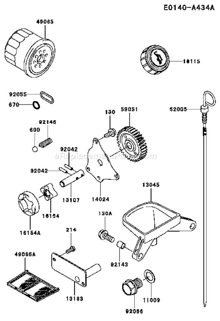 Page I Diagram and Parts List for FD620D MS12 Kawasaki Engine