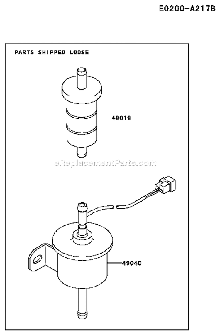 Page G Diagram and Parts List for FD620D CS17 Kawasaki Engine
