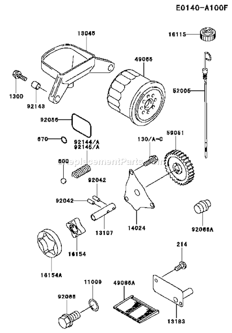Page I Diagram and Parts List for FD661D ES02 Kawasaki Engine