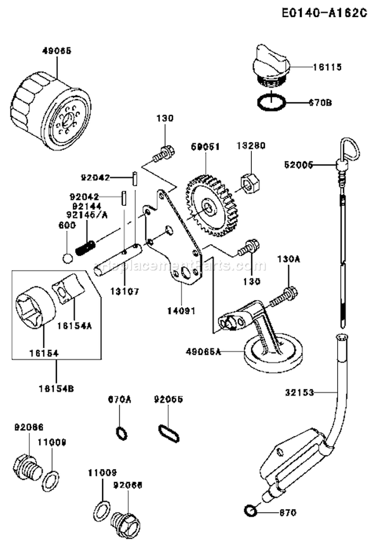 Page I Diagram and Parts List for FD750D AS02 Kawasaki Engine