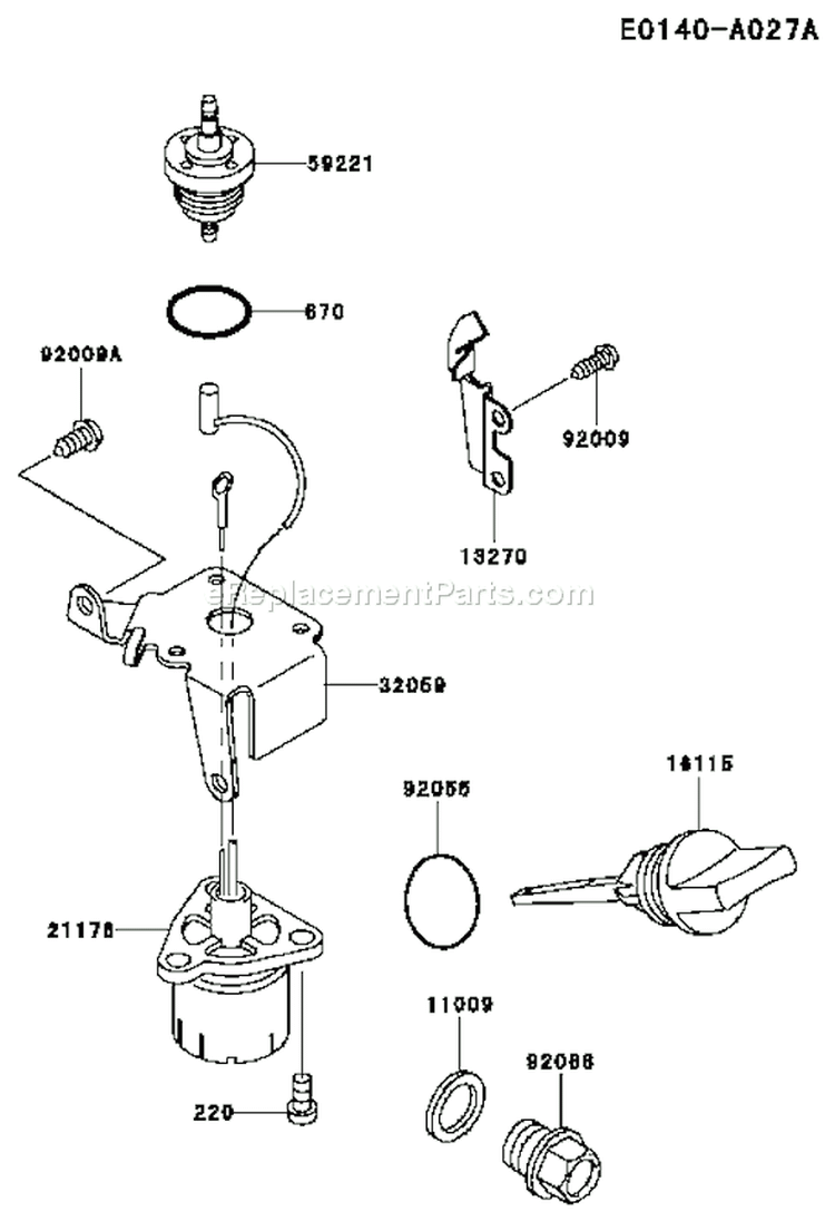 Page I Diagram and Parts List for FE120D BS01 Kawasaki Engine