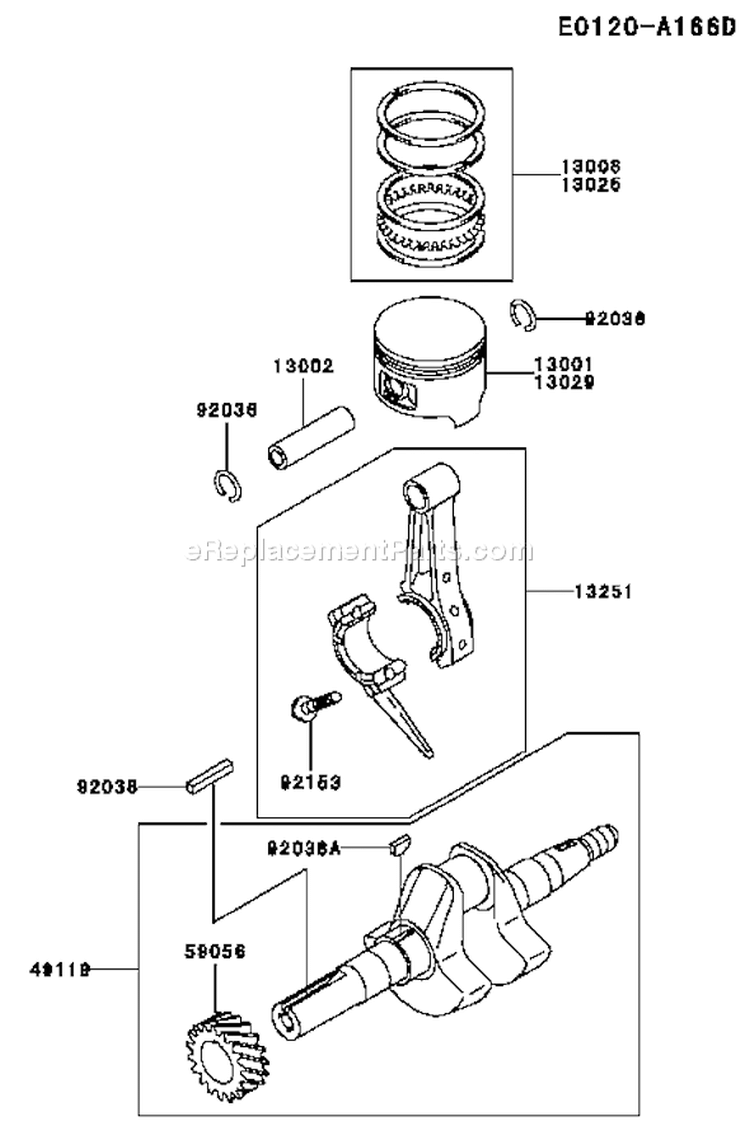 Page I Diagram and Parts List for FE120D NS02 Kawasaki Engine