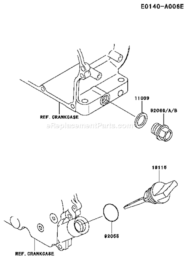 Page I Diagram and Parts List for FE120G LS00 Kawasaki Engine