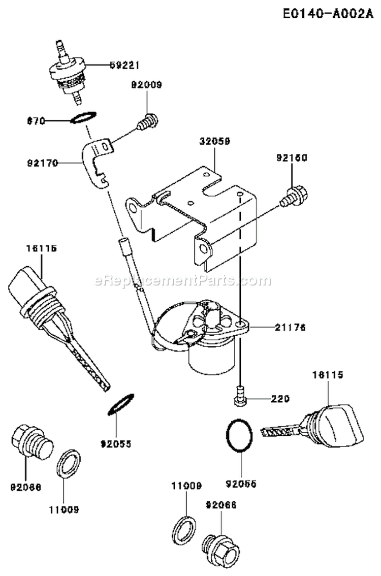 Page I Diagram and Parts List for FE250D AS06 Kawasaki Engine