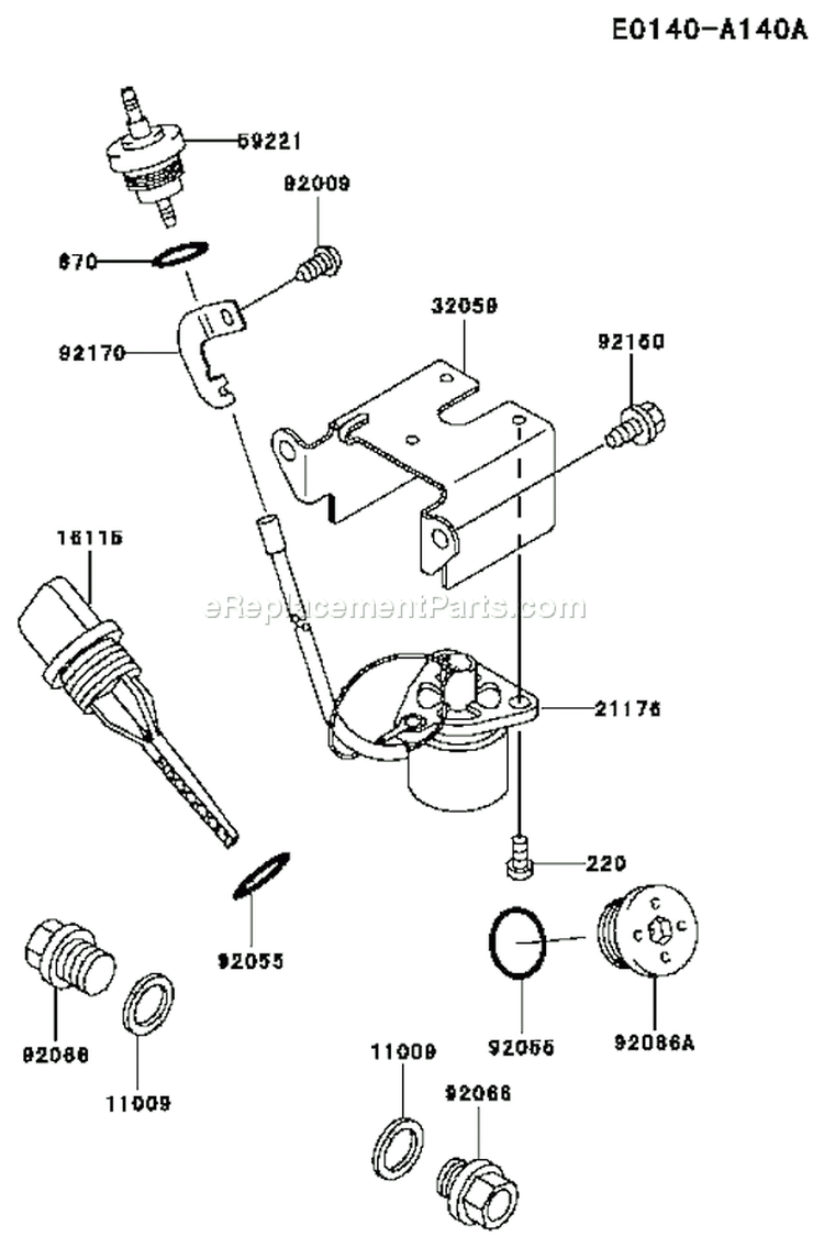Page I Diagram and Parts List for FE250D AS07 Kawasaki Engine
