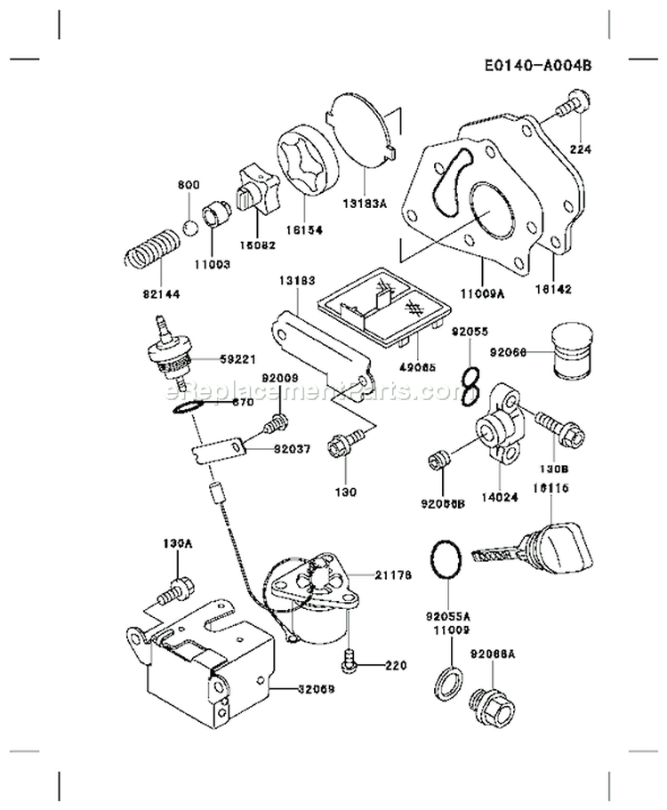 Page I Diagram and Parts List for FE290D AS07 Kawasaki Engine
