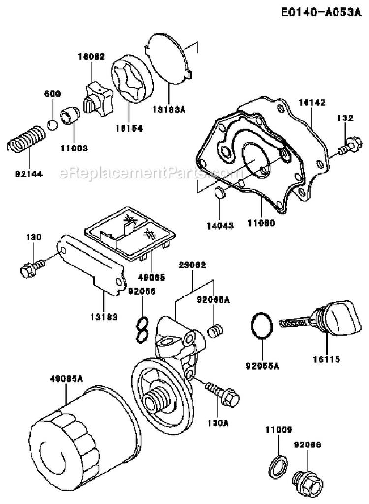 Page I Diagram and Parts List for FE400D CS04 Kawasaki Engine
