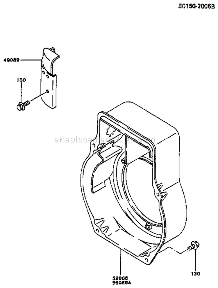 Page D Diagram and Parts List for FG200D CS01 Kawasaki Engine