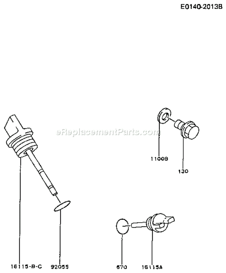Page I Diagram and Parts List for FG200D CS01 Kawasaki Engine