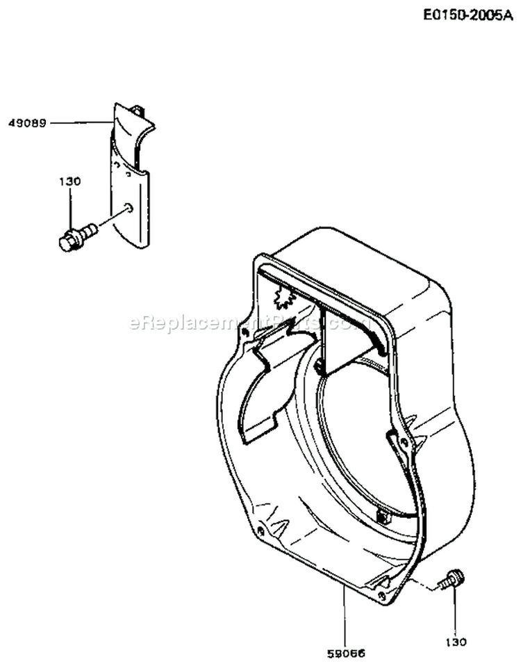 Page D Diagram and Parts List for FG200D GS00 Kawasaki Engine