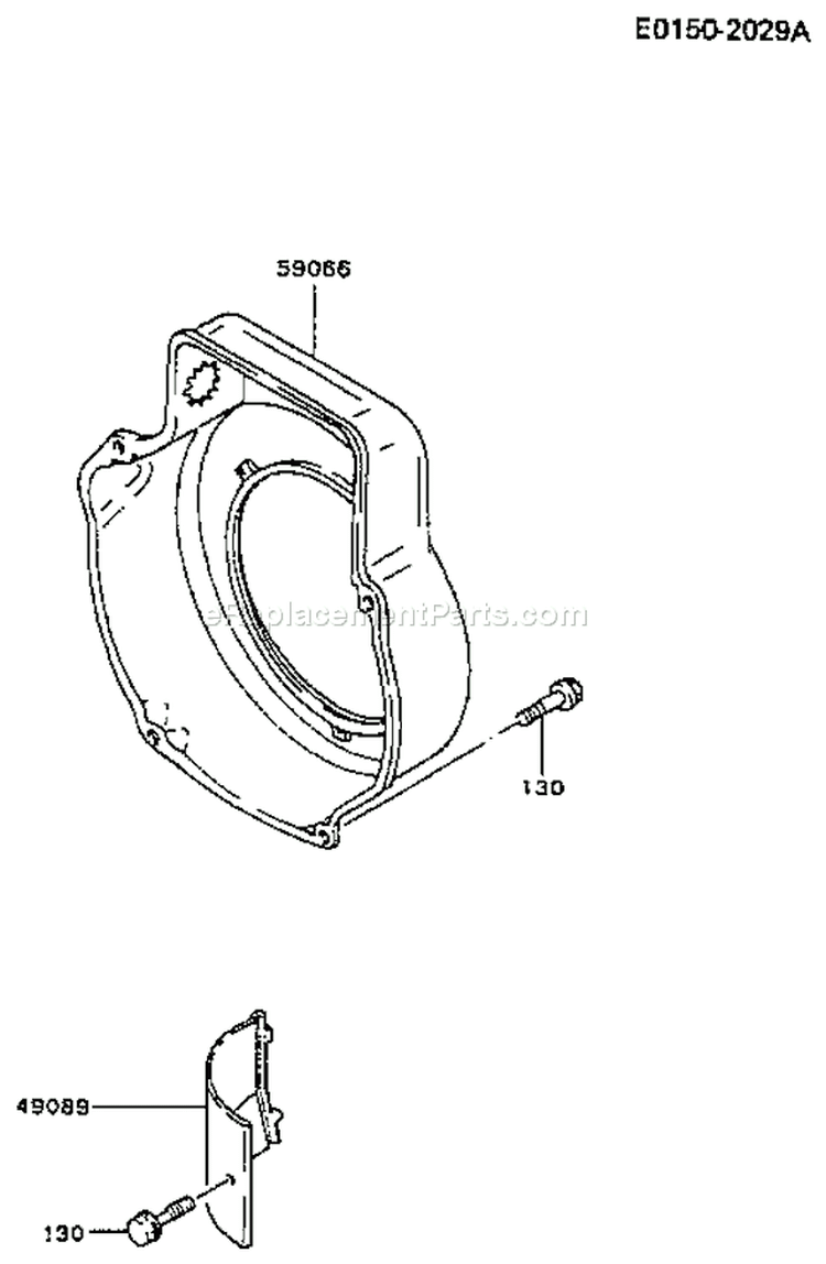 Page D Diagram and Parts List for FG270G AS00 Kawasaki Engine