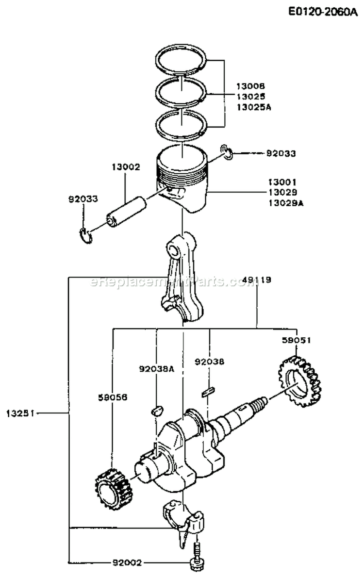Page I Diagram and Parts List for FG270G AS01 Kawasaki Engine
