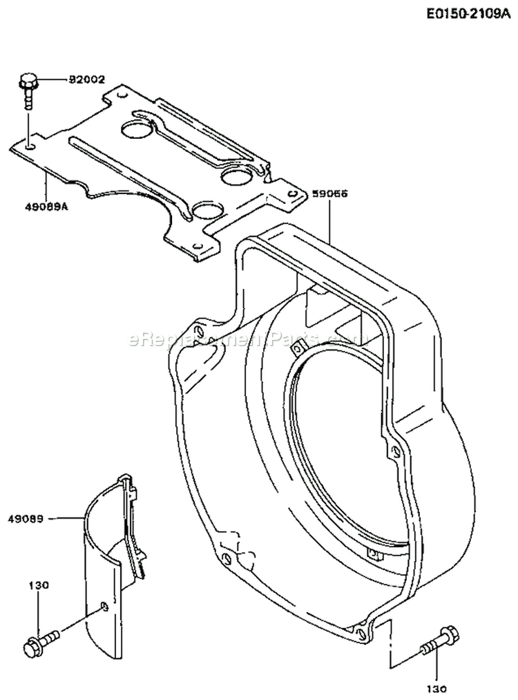 Page D Diagram and Parts List for FG300D AS15 Kawasaki Engine